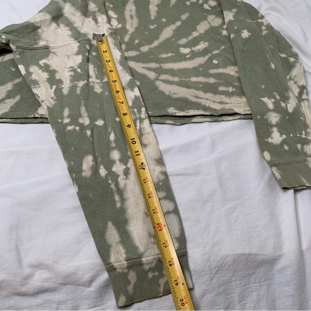 Blank Paige Cropped Tie Dye Sweatshirt Size M - Picture 6 of 7